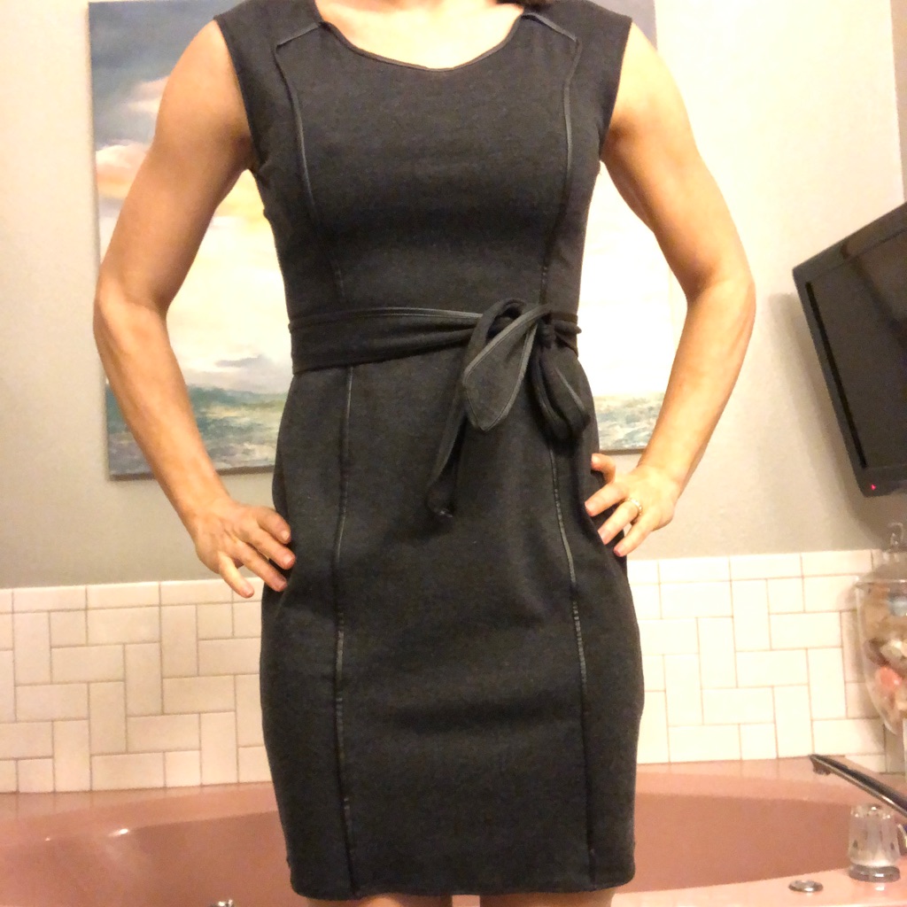 Pleather Piped Mini